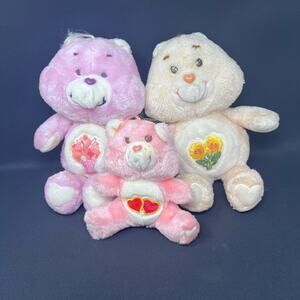 Kenner‎ Care Bear Vintage Plush Lot 6" Loves 13" Friendship Purple Milkshake